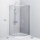 Купить W90G-405-090MT Душевое ограждение Gem 5-corner Pivot 90x90 стекло прозрачное, профиль матовый хром,  (w90g-405-090mt) по цене 60690 руб., в Санкт-Петебруге в интернет магазине 100-Систем, а также дургие товары AM.PM из раздела Душевые ограждения и Душевые кабины и ограждения