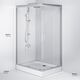 Купить W90G-404-120290-MT Gem Twin Slide 120x90. Душевое ограждение,120x90, профиль мат хром, стекло прозра (w90g-404-120290-mt) по цене 55790 руб., в Санкт-Петебруге в интернет магазине 100-Систем, а также дургие товары AM.PM из раздела Душевые ограждения и Душевые кабины и ограждения