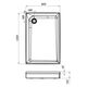 Купить W90T-404-12080W Gem Square 120x80 поддон с сифоном (w90t-404-12080w) по цене 21590 руб., в Санкт-Петебруге в интернет магазине 100-Систем, а также дургие товары AM.PM из раздела Прямоугольные и Душевые поддоны