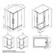 Купить W84G-403-12090-BТ Душевое ограждение Func Square Slide 120х90, черный, прозрачное (w84g-403-12090-bт) по цене 80990 руб., в Санкт-Петебруге в интернет магазине 100-Систем, а также дургие товары AM.PM из раздела Душевые ограждения и Душевые кабины и ограждения
