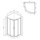 Купить W88G-205-090BT64 X-Joy Twin Slide,  Душевое ограждение без  поддона, 90x90, профиль черный (w88g-205-090bt64) по цене 27990 руб., в Санкт-Петебруге в интернет магазине 100-Систем, а также дургие товары AM.PM из раздела Душевые ограждения и Душевые кабины и ограждения