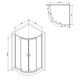 Купить W88G-205-080BT64 X-Joy Twin Slide,  Душевое ограждение без  поддона, 80x80, профиль черный (w88g-205-080bt64) по цене 26990 руб., в Санкт-Петебруге в интернет магазине 100-Систем, а также дургие товары AM.PM из раздела Душевые ограждения и Душевые кабины и ограждения