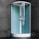 Купить W88C-401-090WT X-Joy кабина душевая  90x90, 1/4 круга,  профиль белый, стекло прозрачное (w88c-401-090wt) по цене 74490 руб., в Санкт-Петебруге в интернет магазине 100-Систем, а также дургие товары AM.PM из раздела Душевые кабины и Душевые кабины и ограждения