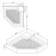 Купить W90T-405-090WT Gem поддон 5-угольный 90х90, с сифоном (w90t-405-090wt) по цене 20290 руб., в Санкт-Петебруге в интернет магазине 100-Систем, а также дургие товары AM.PM из раздела Нестандартные и Душевые поддоны