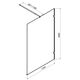 Купить W94WI-110-F1-BTE Душевая перегородка X-Joy 110x195, стекло прозр. 6 мм + покрытие, фурнитура черный (w94wi-110-f1-bte) по цене 15990 руб., в Санкт-Петебруге в интернет магазине 100-Систем, а также дургие товары AM.PM из раздела Душевые перегородки и Душевые двери, перегородки