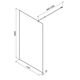 Купить W84WI-110-F1-MTE Душевая перегородка Func 110x200, стекло прозр. 8 мм + покрытие, профиль мат хром (w84wi-110-f1-mte) по цене 26990 руб., в Санкт-Петебруге в интернет магазине 100-Систем, а также дургие товары AM.PM из раздела Душевые перегородки и Душевые двери, перегородки