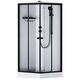 Купить W94C-403-090BT X-Joy Square кабина душевая  90x90,  профиль мат.черный, стекло прозрачное (w94c-403-090bt) по цене 55990 руб., в Санкт-Петебруге в интернет магазине 100-Систем, а также дургие товары AM.PM из раздела Душевые кабины и Душевые кабины и ограждения