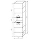 Купить Пенал Azario GRIS 40х32х160 Подвесной Дуб веллингтон (cs00080417) по цене 17429 руб., в Санкт-Петебруге в интернет магазине 100-Систем, а также дургие товары Azario из раздела Пеналы и Пеналы, комоды, шкафы