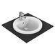 Купить Умывальник Ideal Standard CONNECT E504201 круглый встраиваемый пна столешницу (e504201) по цене 17490.18 руб., в Санкт-Петебруге в интернет магазине 100-Систем, а также дургие товары IDEAL STANDARD из раздела Встраиваемые раковины и Раковины и пьедесталы