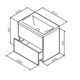 Купить M90FHX0602HF Gem, База под раковину, подвесная, 60 см, 2 ящика, цвет: орех (m90fhx0602hf) по цене 14990 руб., в Санкт-Петебруге в интернет магазине 100-Систем, а также дургие товары AM.PM из раздела Тумбы под раковину и Мебель для ванной комнаты