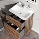 Купить M90FSX0602HF Gem, База под раковину, напольная, 60 см, 2 ящика, цвет: орех (m90fsx0602hf) по цене 17590 руб., в Санкт-Петебруге в интернет магазине 100-Систем, а также дургие товары AM.PM из раздела Тумбы под раковину и Мебель для ванной комнаты