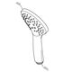 Купить F0290022 Gem ручной душ 110 мм, чёрный, шт. (f0290022) по цене 2790 руб., в Санкт-Петебруге в интернет магазине 100-Систем, а также дургие товары AM.PM из раздела Лейки и Комплектующие для душа