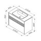 Купить M8FFUX1002WM Func, База 2 ящика (push-to-open), 100 см, цвет белый матовый (m8ffux1002wm) по цене 44290 руб., в Санкт-Петебруге в интернет магазине 100-Систем, а также дургие товары AM.PM из раздела Тумбы под раковину и Мебель для ванной комнаты