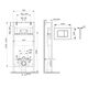 Купить I012710.0238 MasterFit инсталляция для подвесного унитаза с клавишей ProC S, мат.черный (i012710.0238) по цене 23290 руб., в Санкт-Петебруге в интернет магазине 100-Систем, а также дургие товары AM.PM из раздела Инсталляции для унитазов и Инсталляции