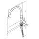Купить F85B07605 X-Joy S, смеситель для кухни с гибким изливом, серый/хром (f85b07605) по цене 4990 руб., в Санкт-Петебруге в интернет магазине 100-Систем, а также дургие товары AM.PM из раздела Рычажные смесители и Смесители для кухни