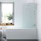 Купить DX35WBS-D080-140MT Душ.шторка на борт ванны,стекло поворотное 6*800*1400мм,стекло прозр,проф анод (dx35wbs-d080-140mt) по цене 12890 руб., в Санкт-Петебруге в интернет магазине 100-Систем, а также дургие товары DAMIXA из раздела Стеклянные шторки для ванн и Сантехника