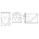 Купить C851701SC X-Joy подвесной унитаз FlashClean с сиденьем микролифт (c851701sc) по цене 16990 руб., в Санкт-Петебруге в интернет магазине 100-Систем, а также дургие товары AM.PM из раздела Унитазы подвесные и Унитазы