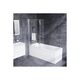 Купить DX35WBS-D7W1-150MT Душ.шторка на борт ванны 150х80,профиль анод,стекло прозрачное,полотенцедержатель (dx35wbs-d7w1-150mt) по цене 9690 руб., в Санкт-Петебруге в интернет магазине 100-Систем, а также дургие товары DAMIXA из раздела Стеклянные шторки для ванн и Сантехника