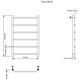 Купить Полотенцесушитель водяной Aquanet Fiona 800x500, хром (00266737) по цене 15320 руб., в Санкт-Петебруге в интернет магазине 100-Систем, а также дургие товары AQUANET из раздела Водяные полотенцесушители и Полотенцесушители
