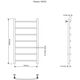 Купить Полотенцесушитель водяной Aquanet Romeo 1000x500, хром (00266726) по цене 18590 руб., в Санкт-Петебруге в интернет магазине 100-Систем, а также дургие товары AQUANET из раздела Водяные полотенцесушители и Полотенцесушители