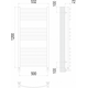 Купить Полотенцесушитель водяной Авиэль П14 500х1200 (4670078529220) по цене 36950 руб., в Санкт-Петебруге в интернет магазине 100-Систем, а также дургие товары TERMINUS из раздела Водяные полотенцесушители и Полотенцесушители