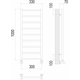 Купить Полотенцесушитель водяной Контур П9 300х1000 (4670078529664) по цене 26650 руб., в Санкт-Петебруге в интернет магазине 100-Систем, а также дургие товары TERMINUS из раздела Водяные полотенцесушители и Полотенцесушители