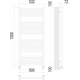 Купить Полотенцесушитель водяной Аврора П20 500х1000 (4670078529381) по цене 25450 руб., в Санкт-Петебруге в интернет магазине 100-Систем, а также дургие товары TERMINUS из раздела Водяные полотенцесушители и Полотенцесушители