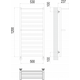 Купить Полотенцесушитель водяной Хендрикс П12 500х1200 (4670078529831) по цене 32300 руб., в Санкт-Петебруге в интернет магазине 100-Систем, а также дургие товары TERMINUS из раздела Водяные полотенцесушители и Полотенцесушители