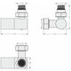 Купить Вентиль Сунержа 3D правый (цилиндр) G 1/2" НР х G 3/4" НГ (032-1403-1234) по цене 10540 руб., в Санкт-Петебруге в интернет магазине 100-Систем, а также дургие товары Сунержа из раздела Комплектующие и Полотенцесушители