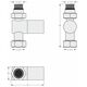 Купить Вентиль Сунержа прямой цилиндр G 1/2" НР х G 3/4" НГ (03-1401-1234) по цене 7320 руб., в Санкт-Петебруге в интернет магазине 100-Систем, а также дургие товары Сунержа из раздела Комплектующие и Полотенцесушители