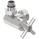 Купить Вентиль Сунержа 3D левый (крест) G 1/2" НР х G 3/4" НГ (00-1410-1234) по цене 7640 руб., в Санкт-Петебруге в интернет магазине 100-Систем, а также дургие товары Сунержа из раздела Комплектующие и Полотенцесушители