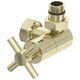 Купить Вентиль Сунержа 3D правый (крест) G 1/2" НР х G 3/4" НГ (020-1411-1234) по цене 9290 руб., в Санкт-Петебруге в интернет магазине 100-Систем, а также дургие товары Сунержа из раздела Комплектующие и Полотенцесушители