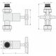 Купить Вентиль Сунержа прямой крест G 1/2" НР х G 3/4" НГ (30-1409-1234) по цене 7410 руб., в Санкт-Петебруге в интернет магазине 100-Систем, а также дургие товары Сунержа из раздела Комплектующие и Полотенцесушители