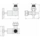 Купить Вентиль Сунержа 3D правый (крест) G 1/2" НР х G 3/4" НГ (15-1411-1234) по цене 7710 руб., в Санкт-Петебруге в интернет магазине 100-Систем, а также дургие товары Сунержа из раздела Комплектующие и Полотенцесушители