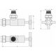 Купить Вентиль Сунержа угловой крест G 1/2" НР х G 3/4" НГ (9011-1408-1234) по цене 5900 руб., в Санкт-Петебруге в интернет магазине 100-Систем, а также дургие товары Сунержа из раздела Комплектующие и Полотенцесушители
