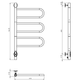 Купить Полотенцесушитель электрический Vincea VTD-1R2CE 44х80, хром, таймер, , шт (vtd-1r2ce) по цене 24035 руб., в Санкт-Петебруге в интернет магазине 100-Систем, а также дургие товары Vincea из раздела Электрические полотенцесушители и Полотенцесушители