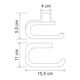 Купить Держатель туалетной бумаги WasserKRAFT Kammel K-8396 (k-8396) по цене 1740 руб., в Санкт-Петебруге в интернет магазине 100-Систем, а также дургие товары WasserKRAFT из раздела Держатели туалетной бумаги и Держатели туалетной бумаги и освежителей воздуха