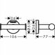 Купить HG Logis Universal, двойной крючок 41725, хром (41725000) по цене 2735.72 руб., в Санкт-Петебруге в интернет магазине 100-Систем, а также дургие товары HANSGROHE из раздела Крючки (вешалки) и Аксессуары для ванной комнаты