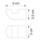 Купить Крючок WasserKRAFT Kammel K-8323W Белый (k-8323) по цене 1048 руб., в Санкт-Петебруге в интернет магазине 100-Систем, а также дургие товары WasserKRAFT из раздела Крючки (вешалки) и Аксессуары для ванной комнаты