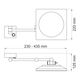 Купить K-1008 Зеркало с LED-подсветкой, 3-х кратным увеличением (k-1008) по цене 26750 руб., в Санкт-Петебруге в интернет магазине 100-Систем, а также дургие товары WasserKRAFT из раздела Косметические зеркала и Аксессуары для ванной комнаты