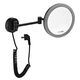 Купить K-1004BLACK Зеркало с LED-подсветкой, 3-х кратным увеличением (k-1004black) по цене 27510 руб., в Санкт-Петебруге в интернет магазине 100-Систем, а также дургие товары WasserKRAFT из раздела Косметические зеркала и Аксессуары для ванной комнаты