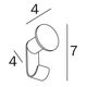 Купить Крючок двойной INDA ONE черный матовый AV120BNE, , шт (av120bne) по цене 3814 руб., в Санкт-Петебруге в интернет магазине 100-Систем, а также дургие товары  из раздела Крючки (вешалки) и Аксессуары для ванной комнаты