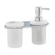 Купить Держатель дозатора и стакана WasserKRAFT Kammel K-8389 (k-8389) по цене 2730 руб., в Санкт-Петебруге в интернет магазине 100-Систем, а также дургие товары WasserKRAFT из раздела Держатели стакана и дозатора мыла и Мыльницы и дозаторы жидкого мыла