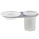 Купить Держатель стакана и мыльницы WasserKRAFT Kammel K-8326 (k-8326) по цене 2752 руб., в Санкт-Петебруге в интернет магазине 100-Систем, а также дургие товары WasserKRAFT из раздела Держатели мыльницы и стакана и Мыльницы и дозаторы жидкого мыла