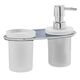 Купить Держатель дозатора и стакана WasserKRAFT Kammel K-8389 (k-8389) по цене 2730 руб., в Санкт-Петебруге в интернет магазине 100-Систем, а также дургие товары WasserKRAFT из раздела Держатели стакана и дозатора мыла и Мыльницы и дозаторы жидкого мыла