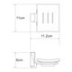 Купить Leine K-5029WHITE Мыльница (k-5029white) по цене 2160 руб., в Санкт-Петебруге в интернет магазине 100-Систем, а также дургие товары WasserKRAFT из раздела Мыльницы и Мыльницы и дозаторы жидкого мыла
