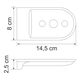 Купить Kammel K-8369WHITE Мыльница решетка (k-8369white) по цене 1440 руб., в Санкт-Петебруге в интернет магазине 100-Систем, а также дургие товары WasserKRAFT из раздела Мыльницы и Мыльницы и дозаторы жидкого мыла