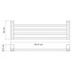 Купить Leine K-5011WHITE Полка для полотенец (k-5011white) по цене 6150 руб., в Санкт-Петебруге в интернет магазине 100-Систем, а также дургие товары WasserKRAFT из раздела Полки для душа и Аксессуары для ванной комнаты