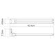 Купить Leine K-5031WHITE Рога двойные для полотенец (k-5031white) по цене 4300 руб., в Санкт-Петебруге в интернет магазине 100-Систем, а также дургие товары WasserKRAFT из раздела Держатели поворотные (рога) и Полотенцедержатели