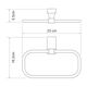 Купить Leine K-5060WHITE Держатель полотенец (k-5060white) по цене 3040 руб., в Санкт-Петебруге в интернет магазине 100-Систем, а также дургие товары WasserKRAFT из раздела Держатели полотенец (кольцо) и Полотенцедержатели